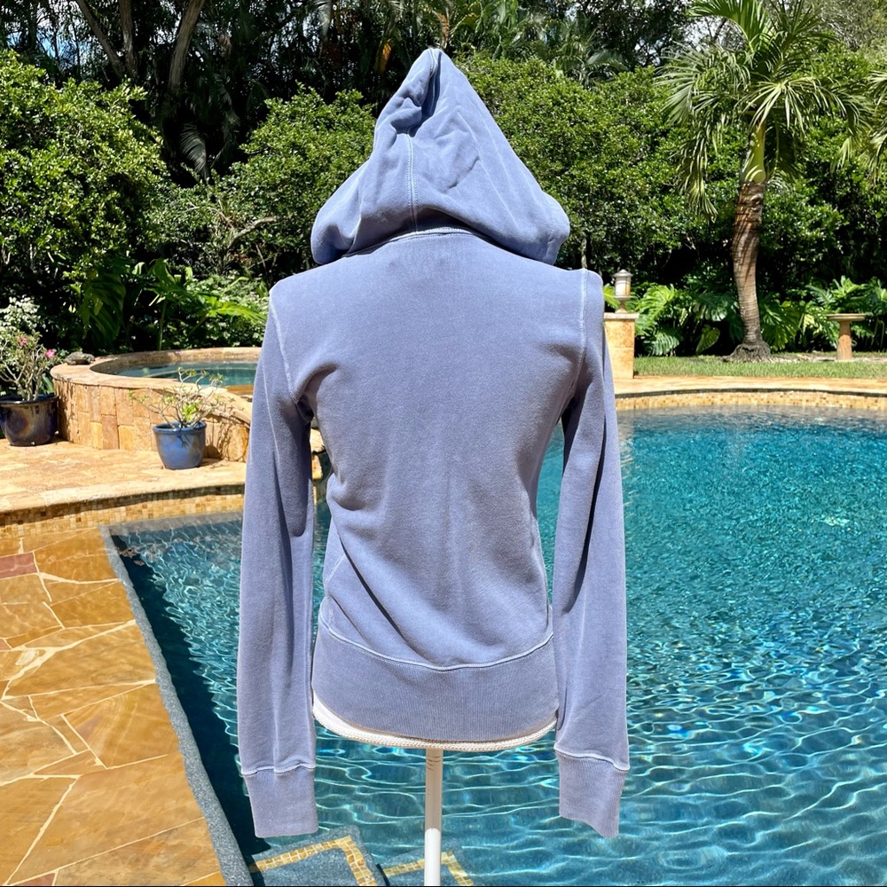 EUC! Rugby Hooded Zip Up Jacket - Picture 4 of 7